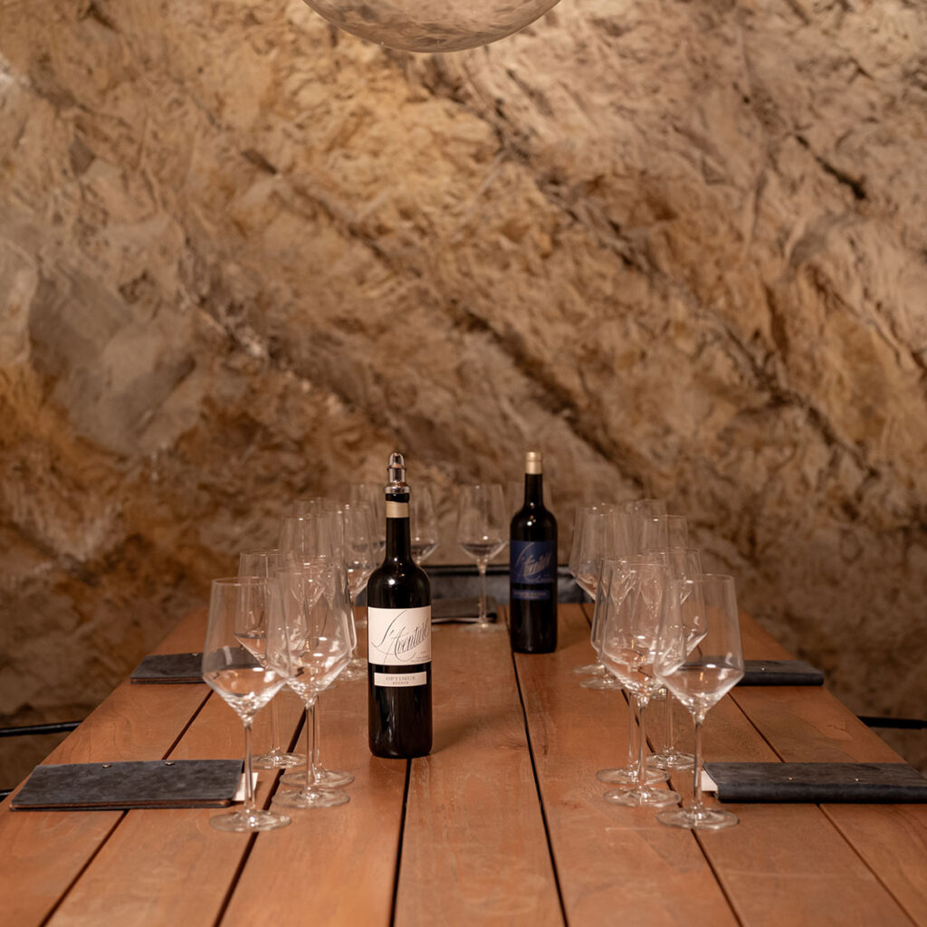 Image of the Cave Tasting Alcove